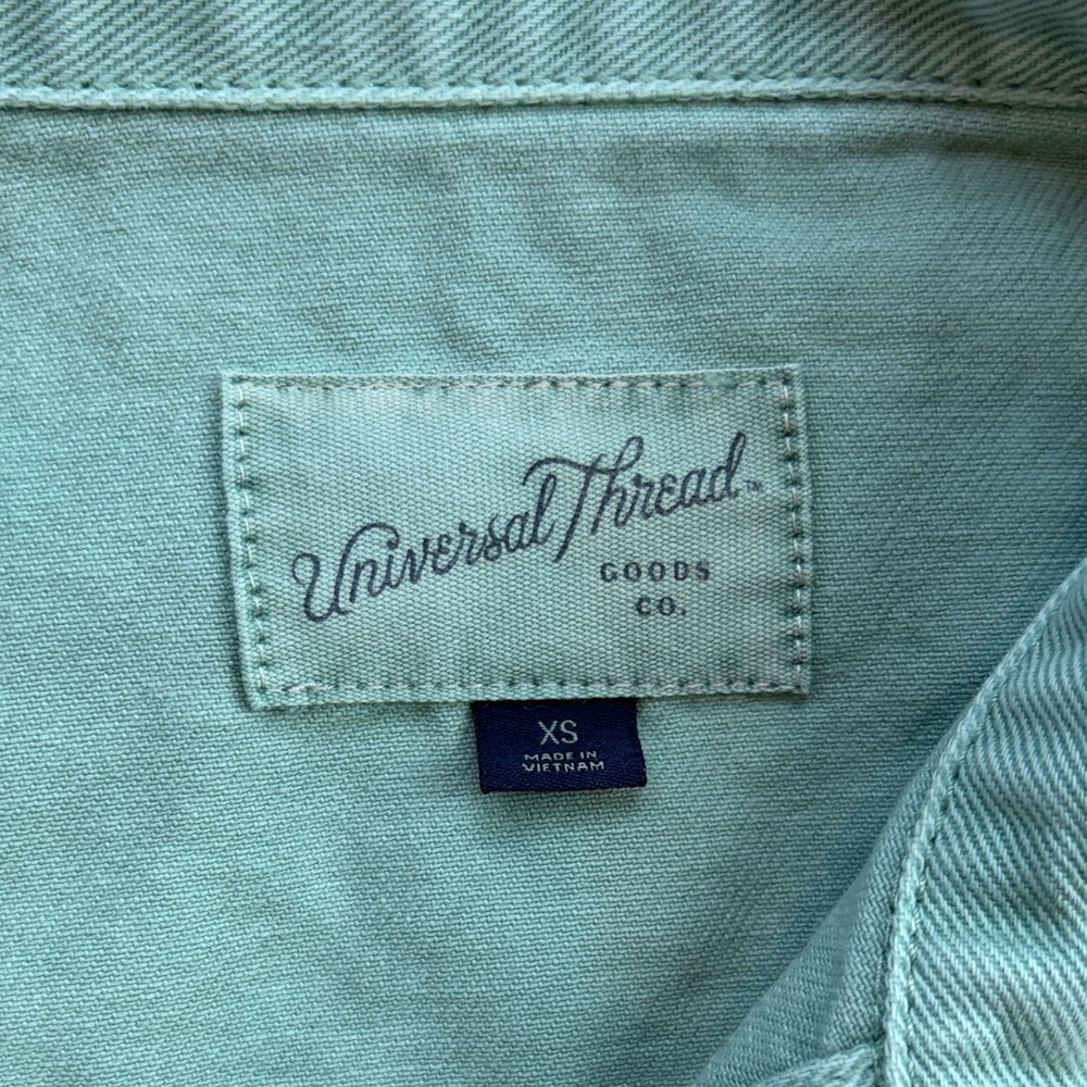 Universal Thread Mint Green Denim Jacket - image 2
